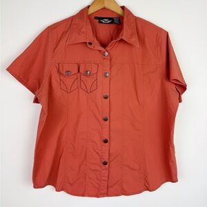 Harley Davidson Vintage Snap-Front Top
